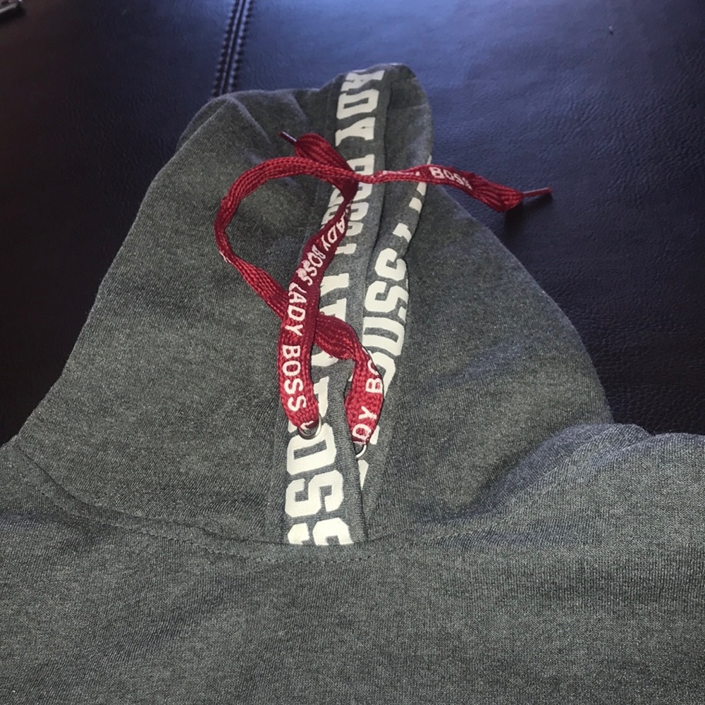 Dress hoodie sweat shirt